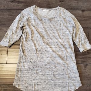Marled grey tunic